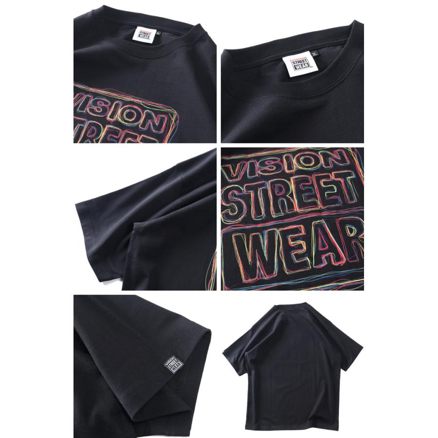 大きいサイズ メンズ VISION STREET WEAR ネオンロゴ 半袖 Tシャツ 春夏新作 6505702 | VISION STREET WEAR | 02