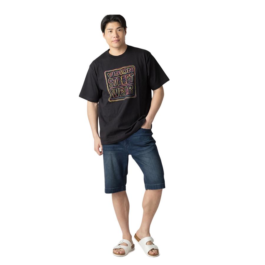 大きいサイズ メンズ VISION STREET WEAR ネオンロゴ 半袖 Tシャツ 春夏新作 6505702 | VISION STREET WEAR | 03