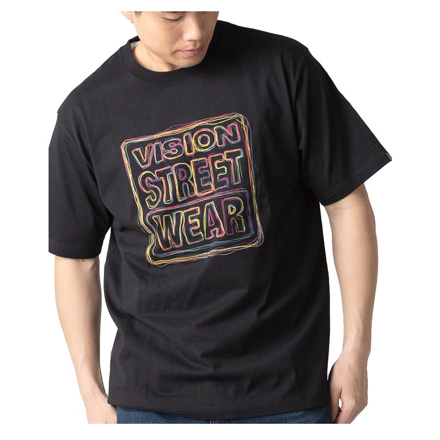 大きいサイズ メンズ VISION STREET WEAR ネオンロゴ 半袖 Tシャツ 春夏新作 6505702 | VISION STREET WEAR | 04