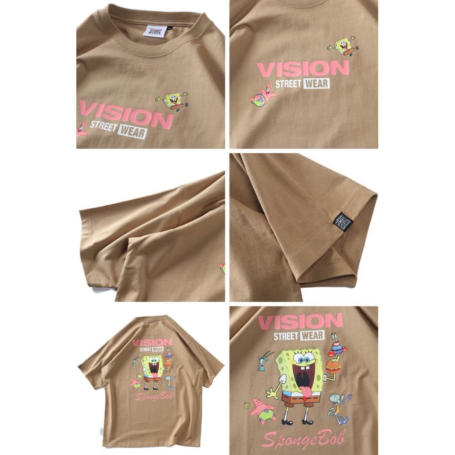 大きいサイズ メンズ VISION STREET WEAR スポンジボブコラボ 半袖 Tシャツ 春夏新作 6505704 | VISION STREET WEAR | 02
