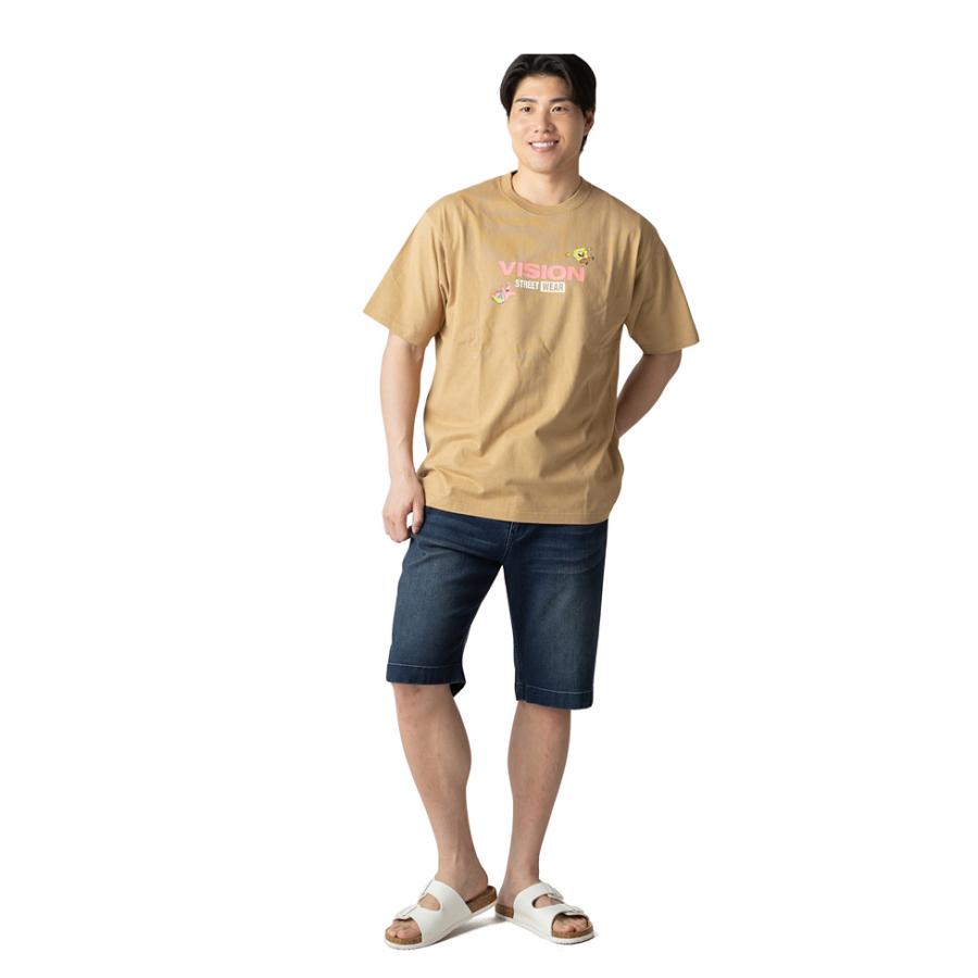 大きいサイズ メンズ VISION STREET WEAR スポンジボブコラボ 半袖 Tシャツ 春夏新作 6505704 | VISION STREET WEAR | 03