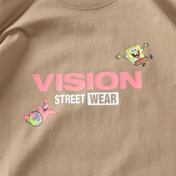 大きいサイズ メンズ VISION STREET WEAR スポンジボブコラボ 半袖 Tシャツ 春夏新作 6505704 | VISION STREET WEAR | 04