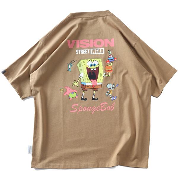 大きいサイズ メンズ VISION STREET WEAR スポンジボブコラボ 半袖 Tシャツ 春夏新作 6505704 | VISION STREET WEAR | 05
