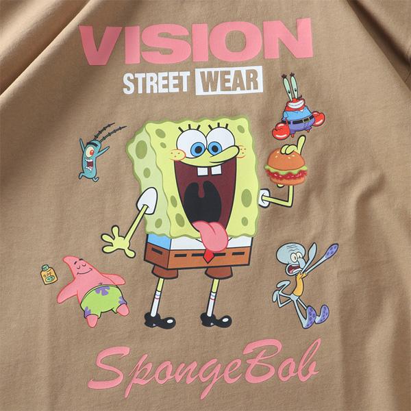 大きいサイズ メンズ VISION STREET WEAR スポンジボブコラボ 半袖 Tシャツ 春夏新作 6505704 | VISION STREET WEAR | 06