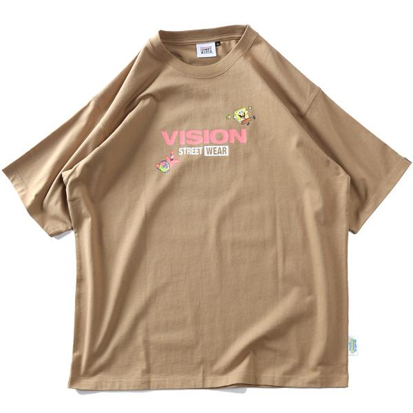 大きいサイズ メンズ VISION STREET WEAR スポンジボブコラボ 半袖 Tシャツ 春夏新作 6505704 | VISION STREET WEAR | 07