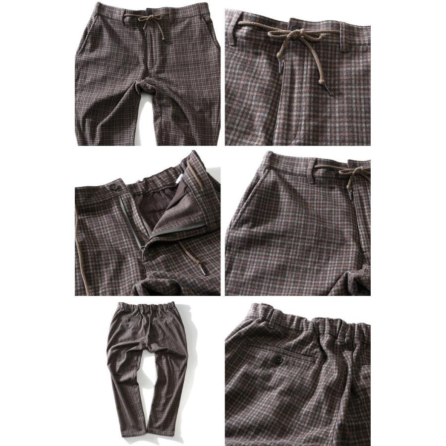 大きいサイズ メンズ DANIEL DODD ウールタッチ サイドシャーリング パンツ 651-p200501 Daniel Dodd 大きいサイズ メンズ ウールタッチ サイドシャーリング