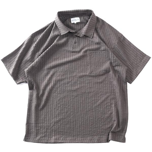 大きいサイズ メンズ PLEGGI プレッジ ストライプ ジャガード 半袖 ポロシャツ 春夏新作 66-48237-2 爆買 | ブランド登録なし | 03