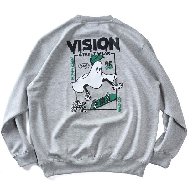 大きいサイズ メンズ VISION STREET WEAR ゴースト トレーナー 秋冬新作 6705701 【fre】 爆買 | VISION STREET WEAR | 10