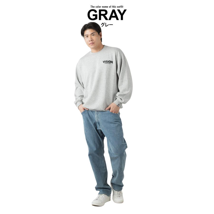 大きいサイズ メンズ VISION STREET WEAR ゴースト トレーナー 秋冬新作 6705701 【fre】 爆買 | VISION STREET WEAR | 03