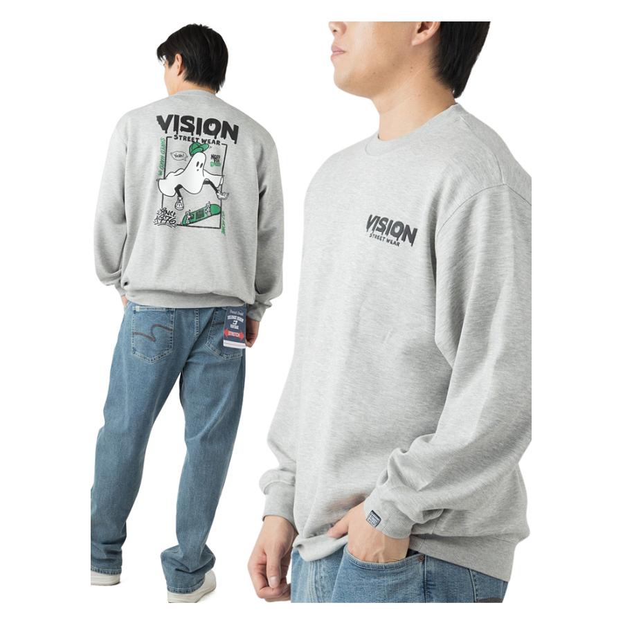 大きいサイズ メンズ VISION STREET WEAR ゴースト トレーナー 秋冬新作 6705701 【fre】 爆買 | VISION STREET WEAR | 06