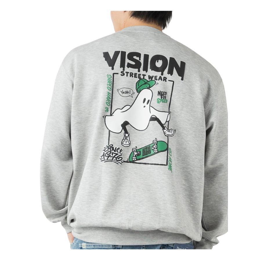 大きいサイズ メンズ VISION STREET WEAR ゴースト トレーナー 秋冬新作 6705701 【fre】 爆買 | VISION STREET WEAR | 07