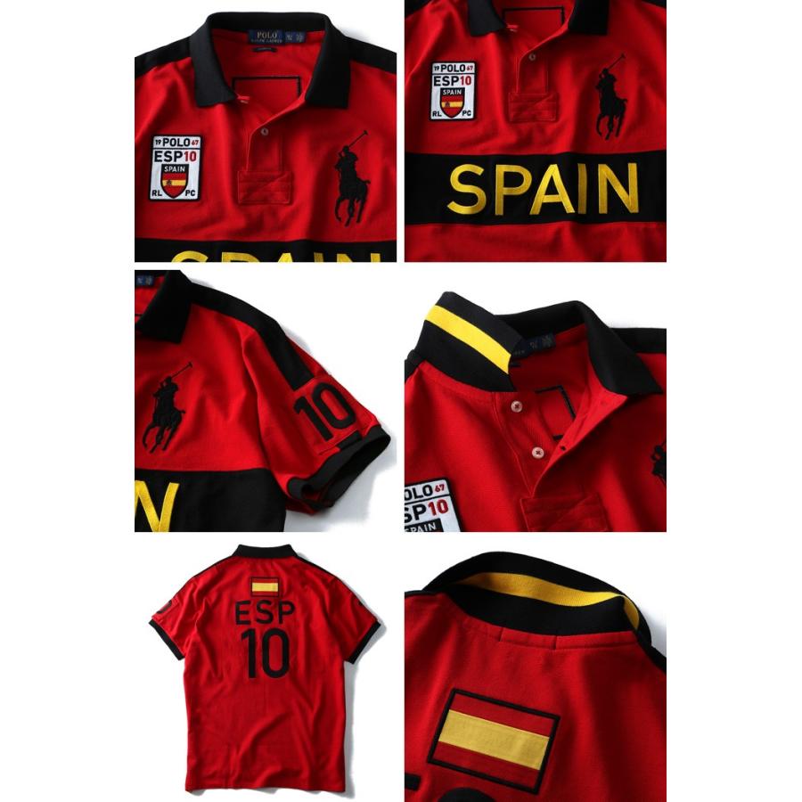 大きいサイズ メンズ POLO RALPH LAUREN ポロ ラルフローレン 半袖ビッグポニー鹿の子ポロシャツ SPAIN USA直輸入 710578061001｜bmo｜03