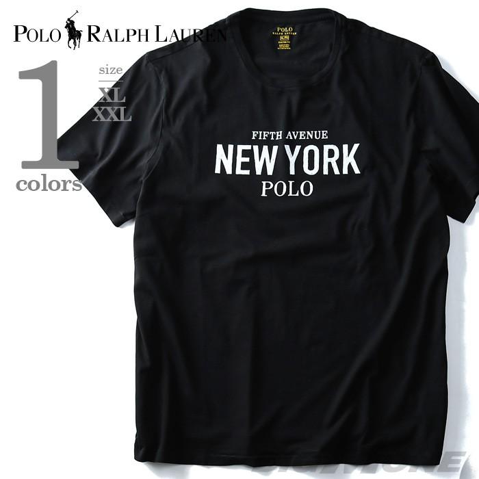 大きいサイズ メンズ POLO RALPH LAUREN ポロ ラルフローレン 半袖プリントTシャツ NEW YORK USA直輸入 710652935001｜bmo