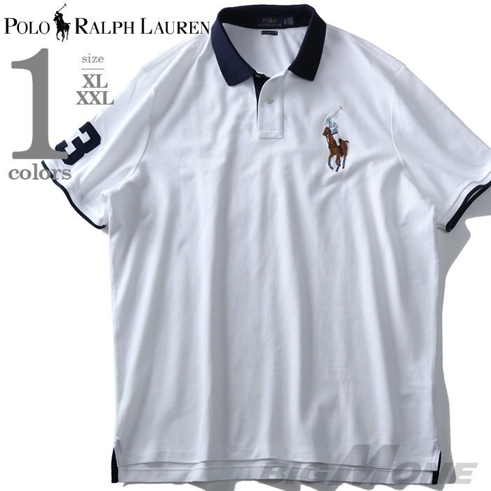 大きいサイズ メンズ Polo Ralph Lauren ポロ ラルフローレン 刺繍入 鹿の子 半袖 ポロシャツ Usa直輸入 大きいサイズの店ビッグエムワン 通販 Paypayモール