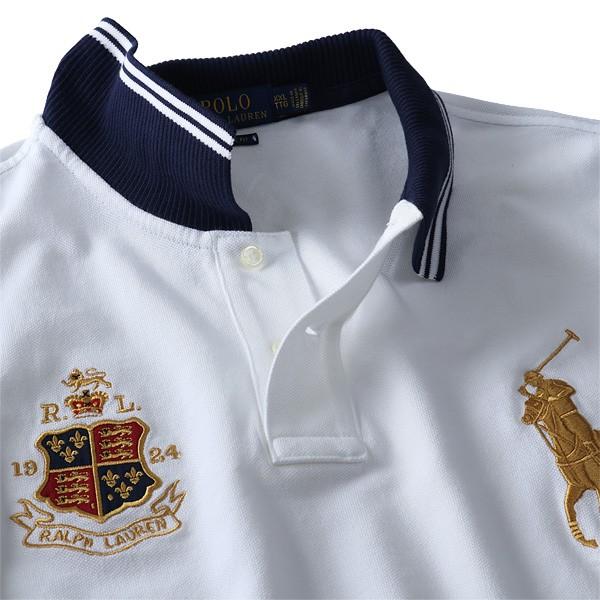 大きいサイズ メンズ POLO RALPH LAUREN ポロ ラルフローレン 刺繍入 鹿の子 半袖 ポロシャツ USA直輸入 710746847｜bmo｜05