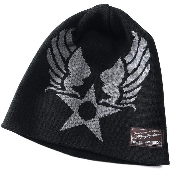 メンズ AVIREX アヴィレックス ニットキャップ ニット帽 帽子