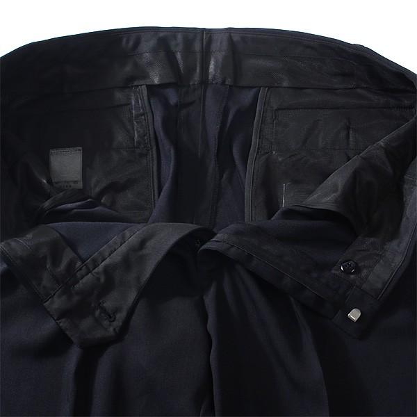 大きいサイズ メンズ ヘリンボン柄 ウエスト ストレッチ 風通る ツータック スラックス 8212b | ブランド登録なし | 07