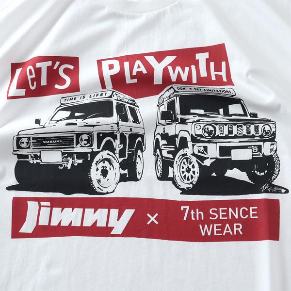 大きいサイズ メンズ SEVENTH SENSE WEAR × JIMNY プリント 半袖 Tシャツ 春夏新作 826581 | ブランド登録なし | 04