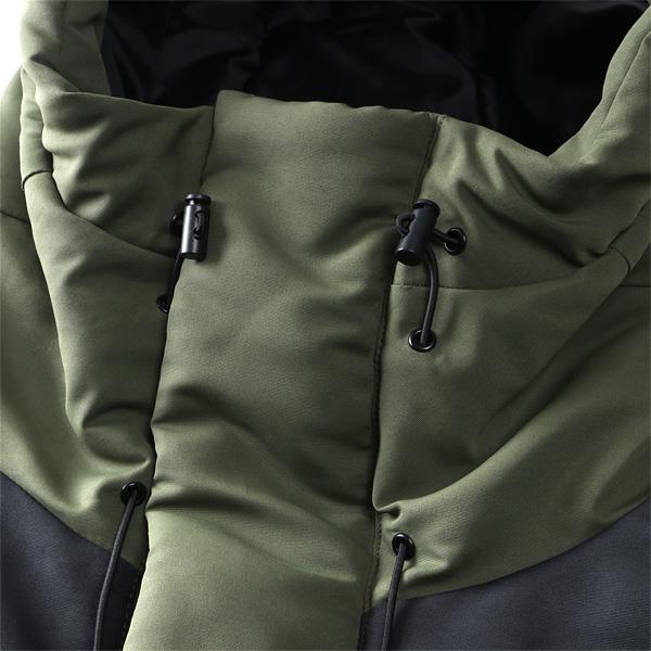 Daniel Dodd 大きいサイズ メンズ タスラン 切替 中綿 フーデッド