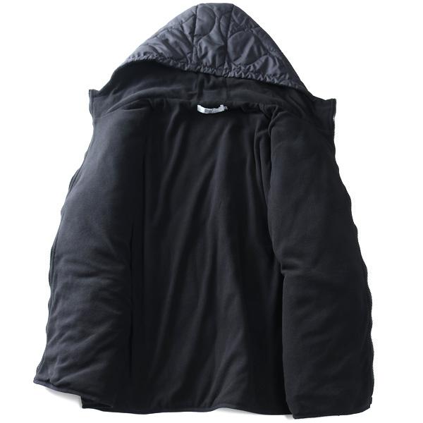 Daniel Dodd 大きいサイズ メンズ ウェーブキルト フーデッド 中綿