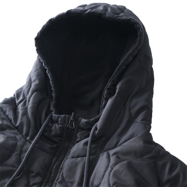 Daniel Dodd 大きいサイズ メンズ ウェーブキルト フーデッド 中綿