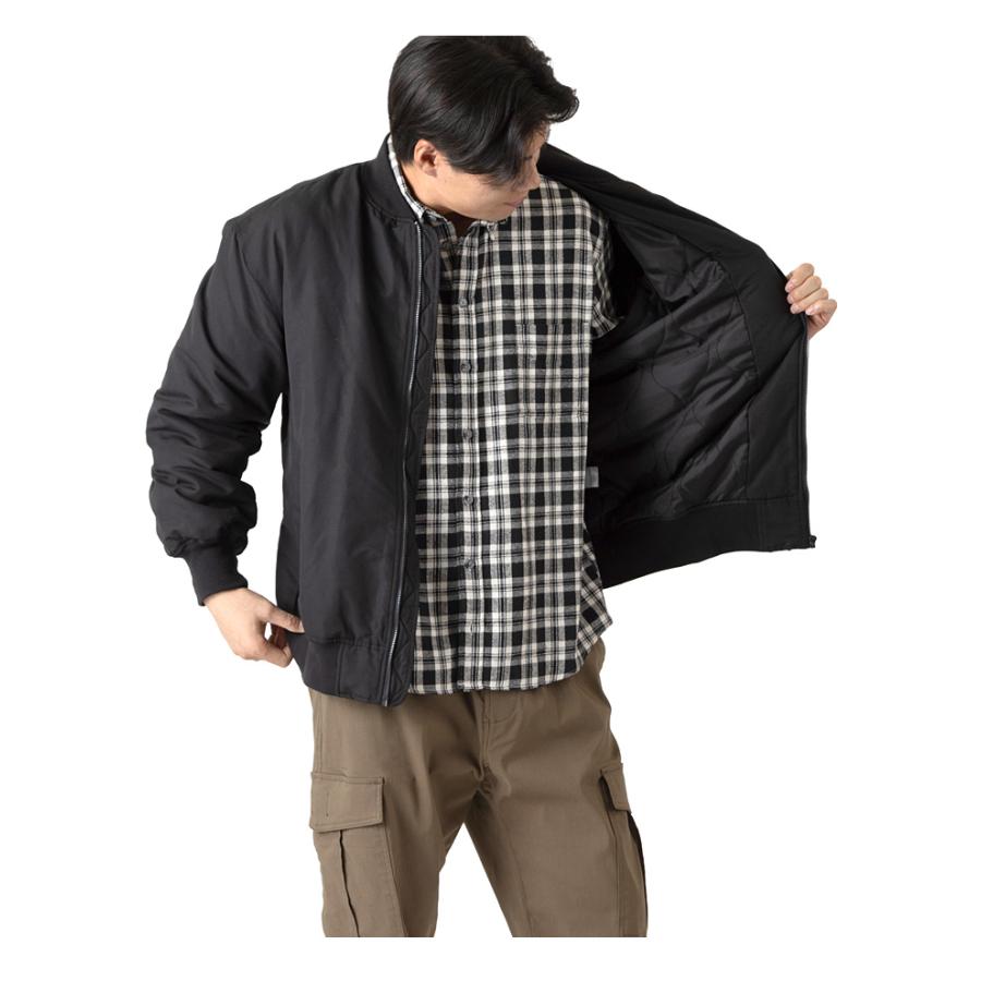 大きいサイズ メンズ DANIEL DODD 薄中綿 MA-1タイプ ブルゾン 秋冬