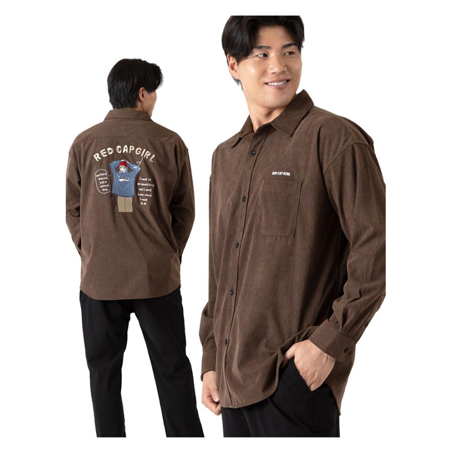 大きいサイズ メンズ DANIEL DODD バック刺繍 コーデュロイ シャツ ビッグシルエット 916-sh250412 【t2502】 | ブランド登録なし | 05