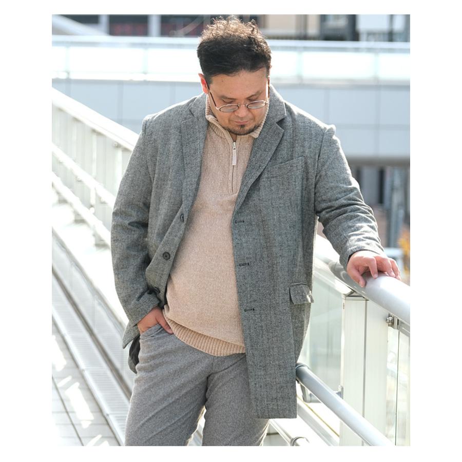 Daniel Dodd 大きいサイズ メンズ ウール混 チェスター コート 936-b200506 : 大きいサイズの店ビッグエムワン ...