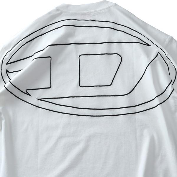 大きいサイズ メンズ DIESEL ディーゼル ロゴ刺繍 半袖 Tシャツ T-BOGGY-MEGOVAL-D 直輸入品 a11302 | DIESEL | 14