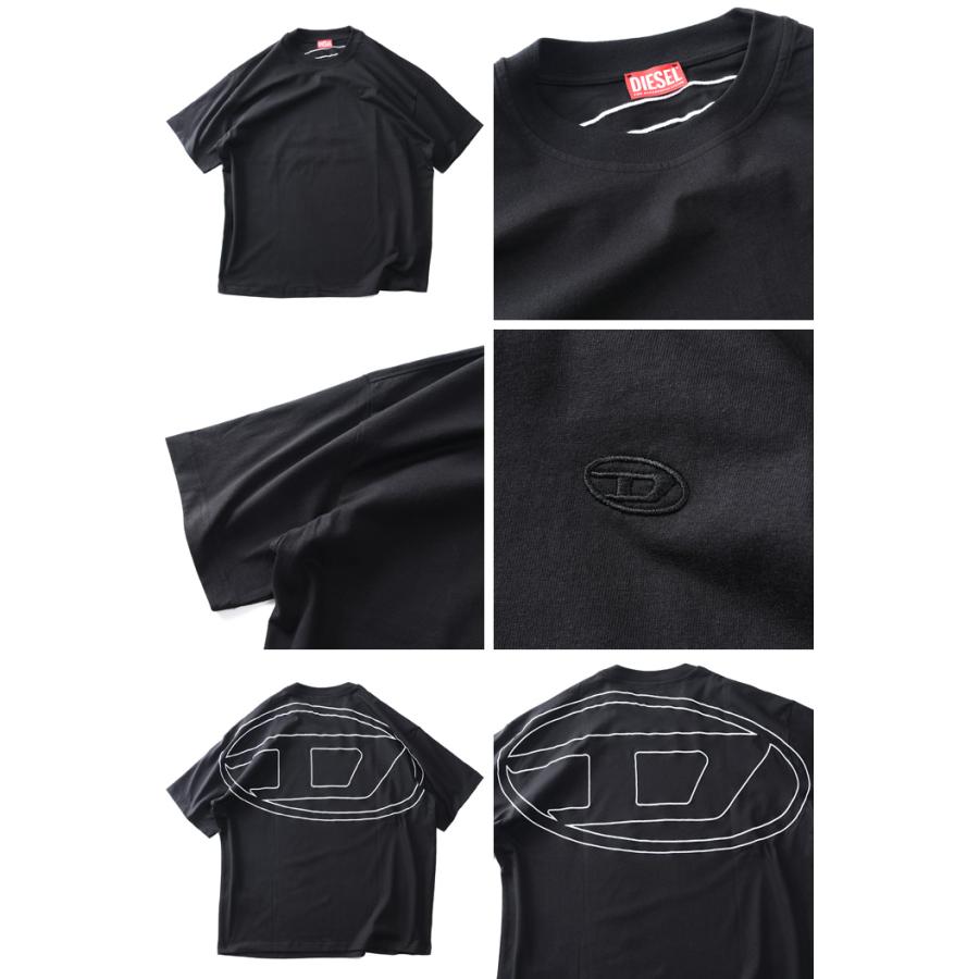 大きいサイズ メンズ DIESEL ディーゼル ロゴ刺繍 半袖 Tシャツ T-BOGGY-MEGOVAL-D 直輸入品 a11302 | DIESEL | 02