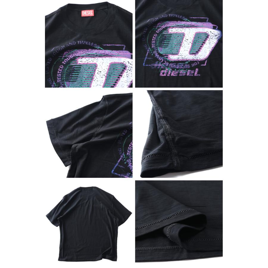 大きいサイズ メンズ DIESEL ディーゼル プリント 半袖 Tシャツ T-ADJUST-R11 直輸入品 a16430 | DIESEL | 02