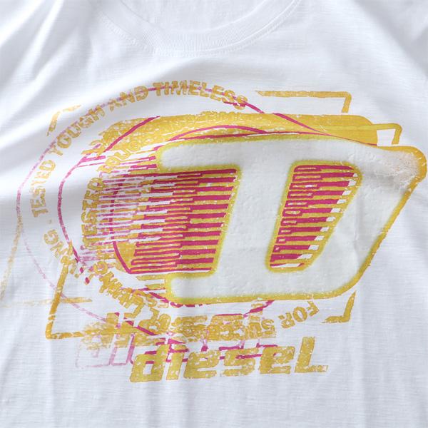 大きいサイズ メンズ DIESEL ディーゼル プリント 半袖 Tシャツ T-ADJUST-R11 直輸入品 a16430 | DIESEL | 06
