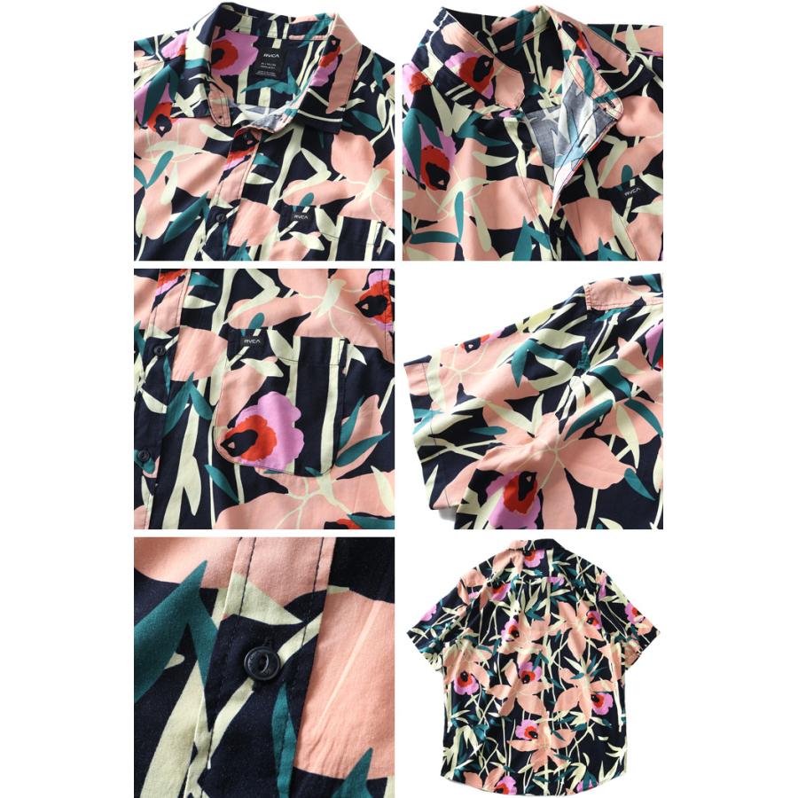 大きいサイズ メンズ RVCA ルーカ 半袖 花柄 シャツ BAMBOO FLORAL USA直輸入 avywt00156sh RVCA（ルーカ） 大きいサイズ メンズ 半袖 花柄 シャツ BAMBOO FLORAL