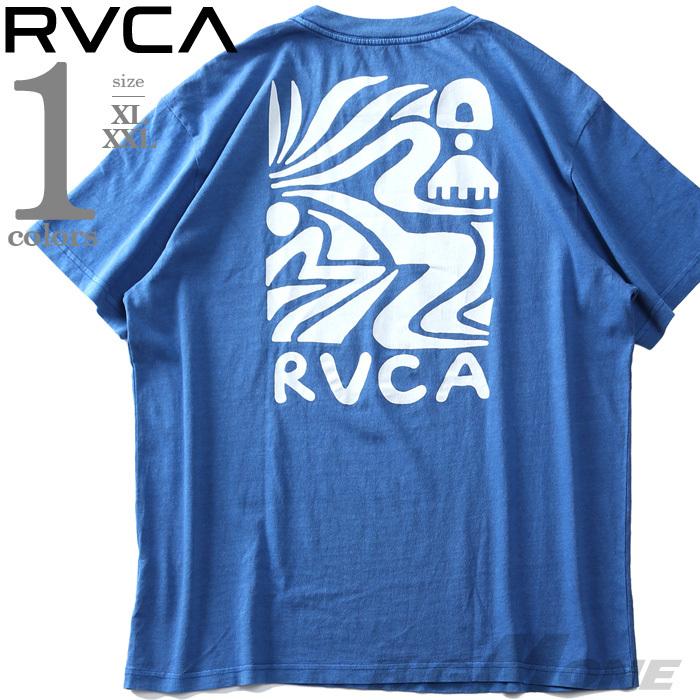 大きいサイズ メンズ RVCA ルーカ プリント 半袖 Tシャツ STRAITS SS USA直輸入 avyzt00264｜bmo