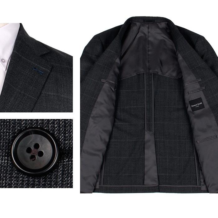 Daniel Dodd 大きいサイズ メンズ アクティブ ストレッチ 2ツ釦 スーツ