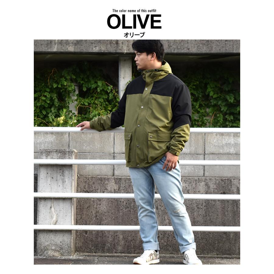 Daniel Dodd 大きいサイズ メンズ ストレッチ 3WAY フーデッド