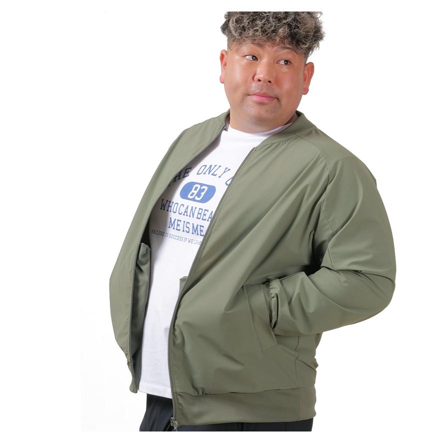 大きいサイズ メンズ DANIEL DODD MA-1タイプ ストレッチ ブルゾン