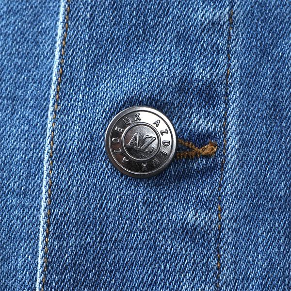 大きいサイズ メンズ AZ DEUX 4WYストレッチ デニム ブルゾン Gジャン