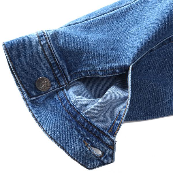 大きいサイズ メンズ AZ DEUX 4WYストレッチ デニム ブルゾン Gジャン