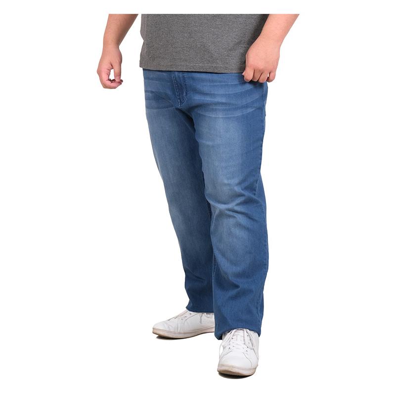 AZ DEUX 大きいサイズ メンズ 接触冷感 ストレッチ デニム パンツ