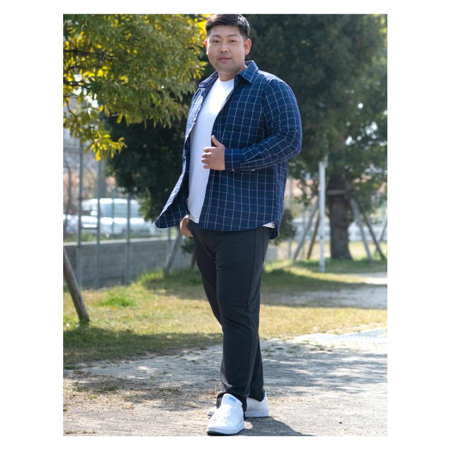 Daniel Dodd 大きいサイズ メンズ ハイパーストレッチ ヘリンボーン 5