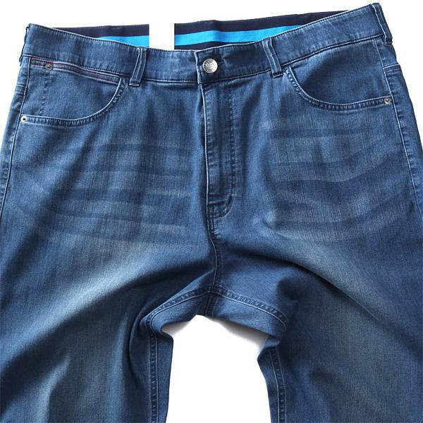 大きいサイズ メンズ AZ DEUX 接触冷感 ストレッチ デニム パンツ