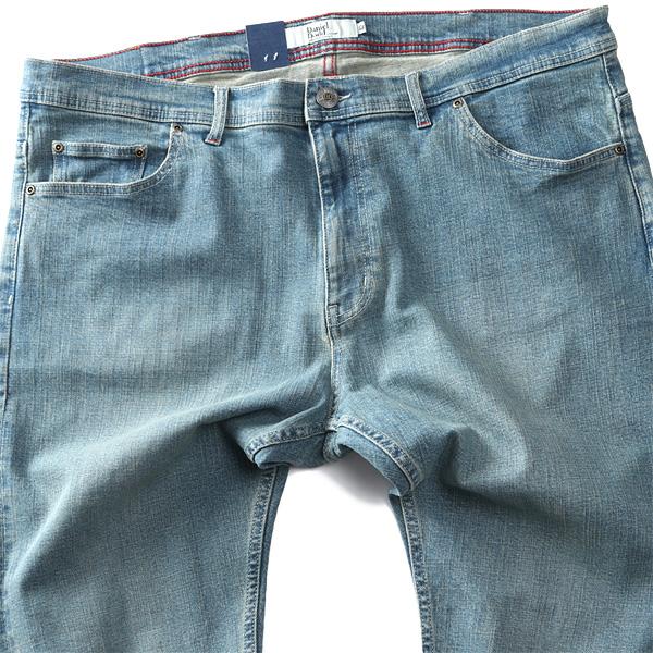 大きいサイズ メンズ DANIEL DODD セルビッジ ストレッチ テーパード