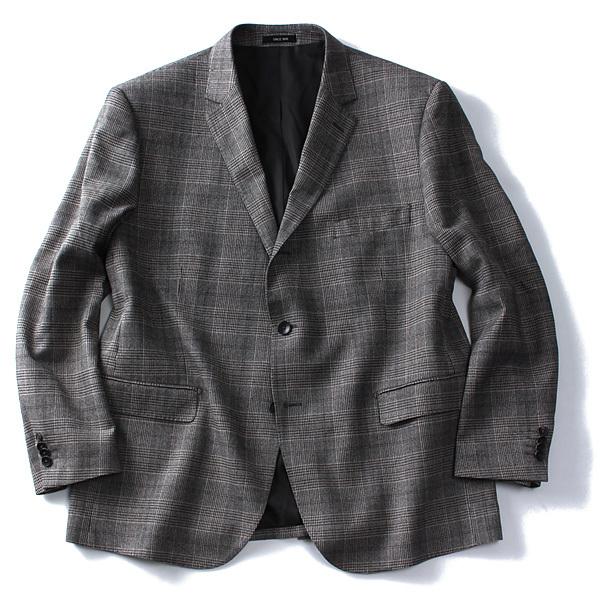 Sartoria Bellini 大きいサイズ メンズ 段帰り3ツ釦チェック柄 