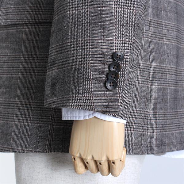 Sartoria Bellini 大きいサイズ メンズ 段帰り3ツ釦チェック柄 