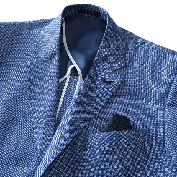Sartoria Bellini 大きいサイズ メンズ 麻混 2ツ釦 ジャケット