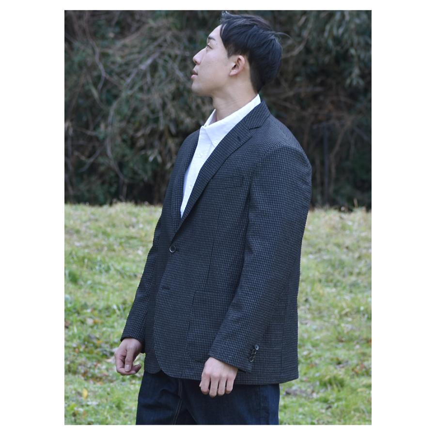 大きいサイズ メンズ SARTORIA BELLINI マイクロチェック ストレッチ 