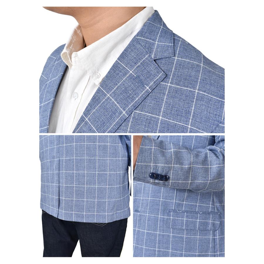 Sartoria Bellini 大きいサイズ メンズ ウィンドペン ストレッチ