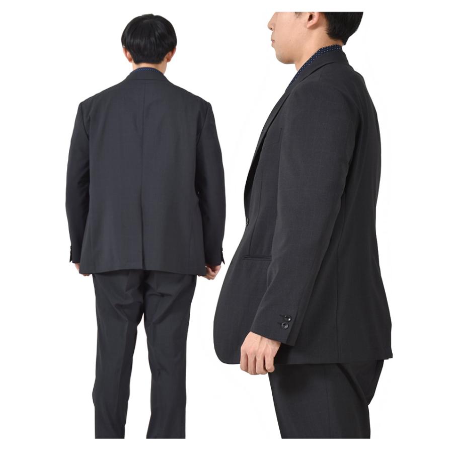 大きいサイズ メンズ SARTORIA BELLINI セットアップ チェック ストレッチ ジャケット 軽量 ウォッシャブル イージーケア azjs2418-se Sartoria Bellini 大きいサイズ メンズ セットアップ チェック