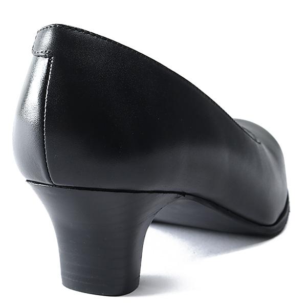 大きいサイズ レディース ALL WEARS 本革 レディス パンプス 4E 撥水